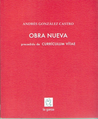 Obra nueva precedido de Currículum vítae.